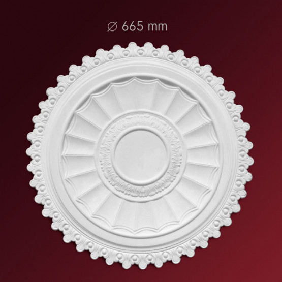 Gips Rosette Jugendstil Cosa aus Stuck Roman Living