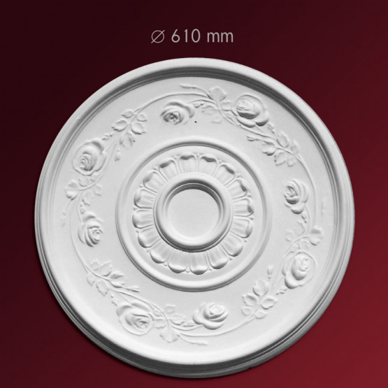 Gips Rosette Aria aus Stuck Roman Living